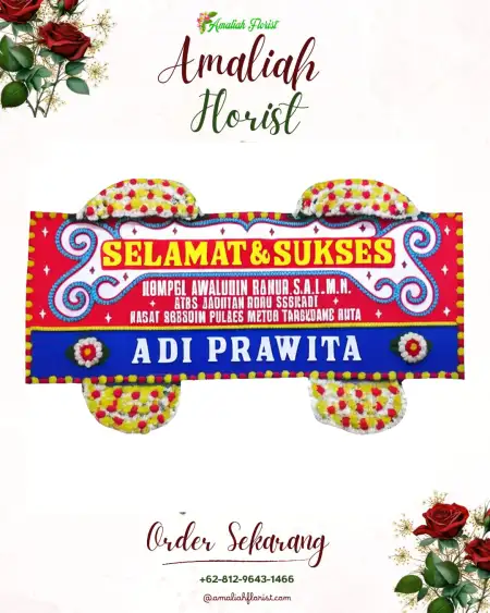 Papan Bunga Ucapan Selamat Pematang Gubernur